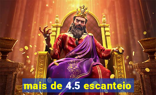 mais de 4.5 escanteio