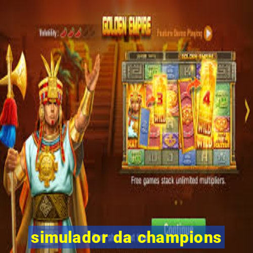 simulador da champions