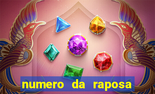 numero da raposa jogo do bicho