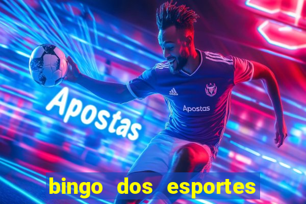 bingo dos esportes para imprimir