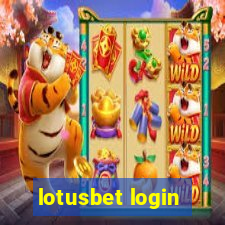 lotusbet login