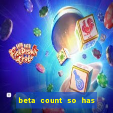 beta count so has changed pt br