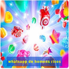 whatsapp de homens ricos