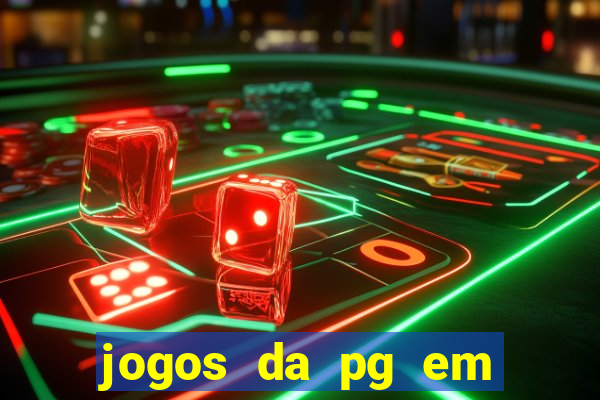 jogos da pg em manuten??o hoje