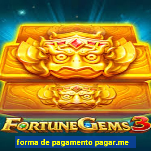 forma de pagamento pagar.me