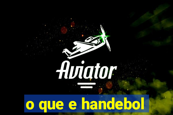 o que e handebol