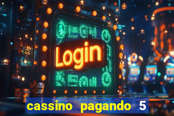 cassino pagando 5 reais no cadastro